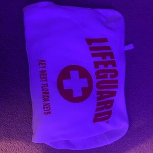 White Lifeguard Hoodie